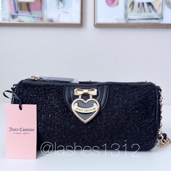 JUICY COUTURE Purse Precious Moments Barrel Bag - Black